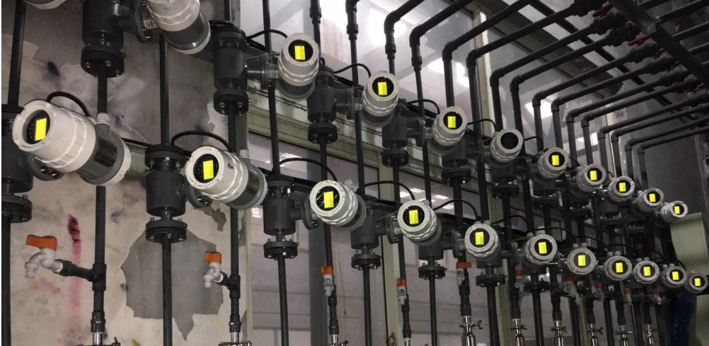 米科電磁流量計應(yīng)用在常州伊思達現(xiàn)場